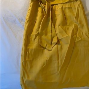 Yellow Pencil Skirt